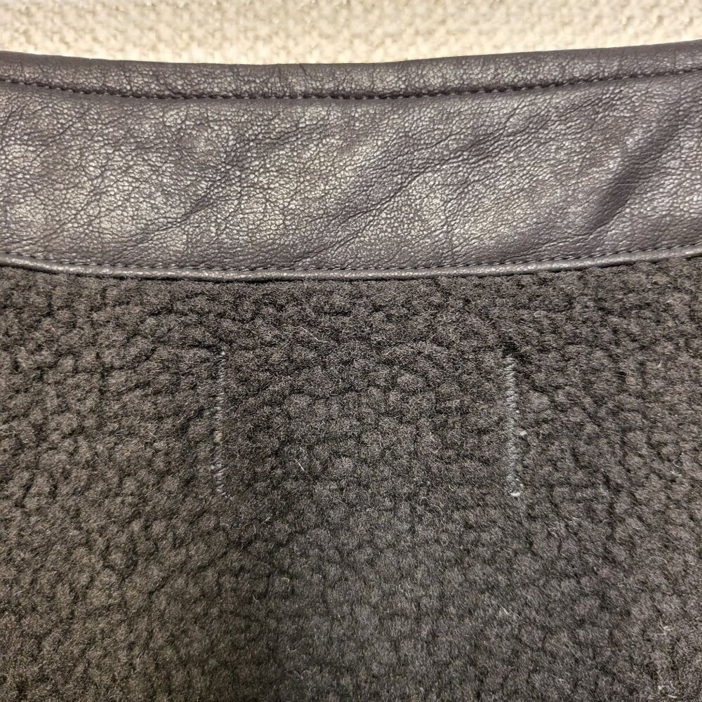 Women's Bonded Vegan leather Vest sherpa NWT Size XL Honor the Gift - Picture 13 of 15